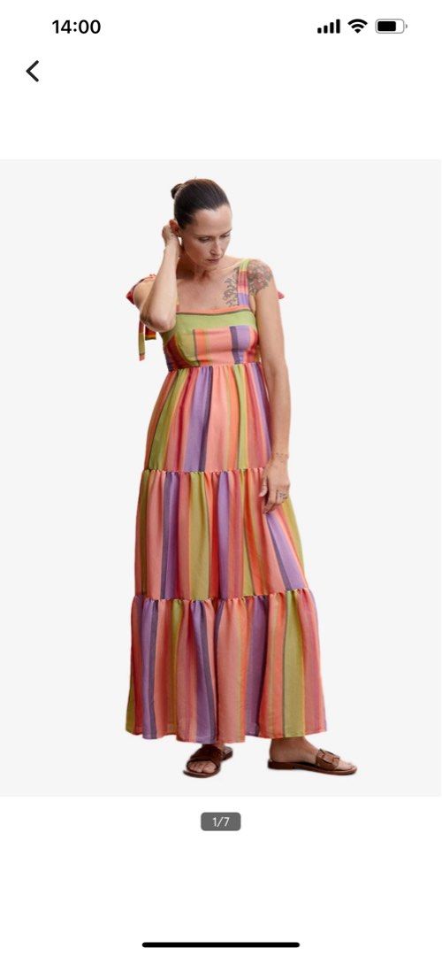 Mango rainbow dress sale