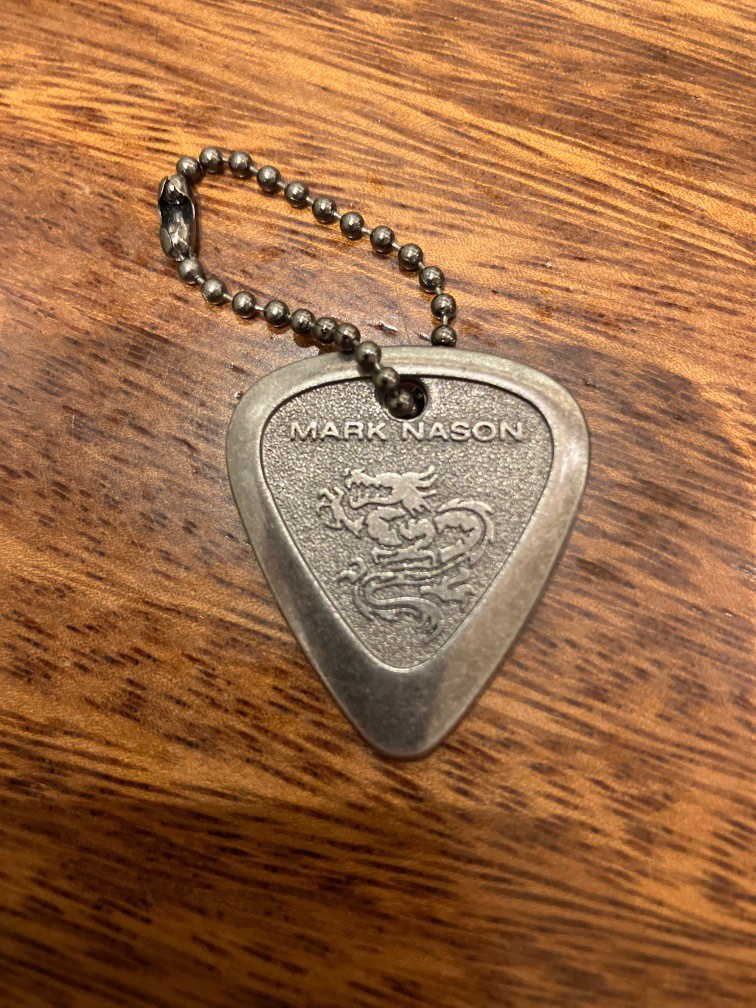 mark nason metal guitar pick