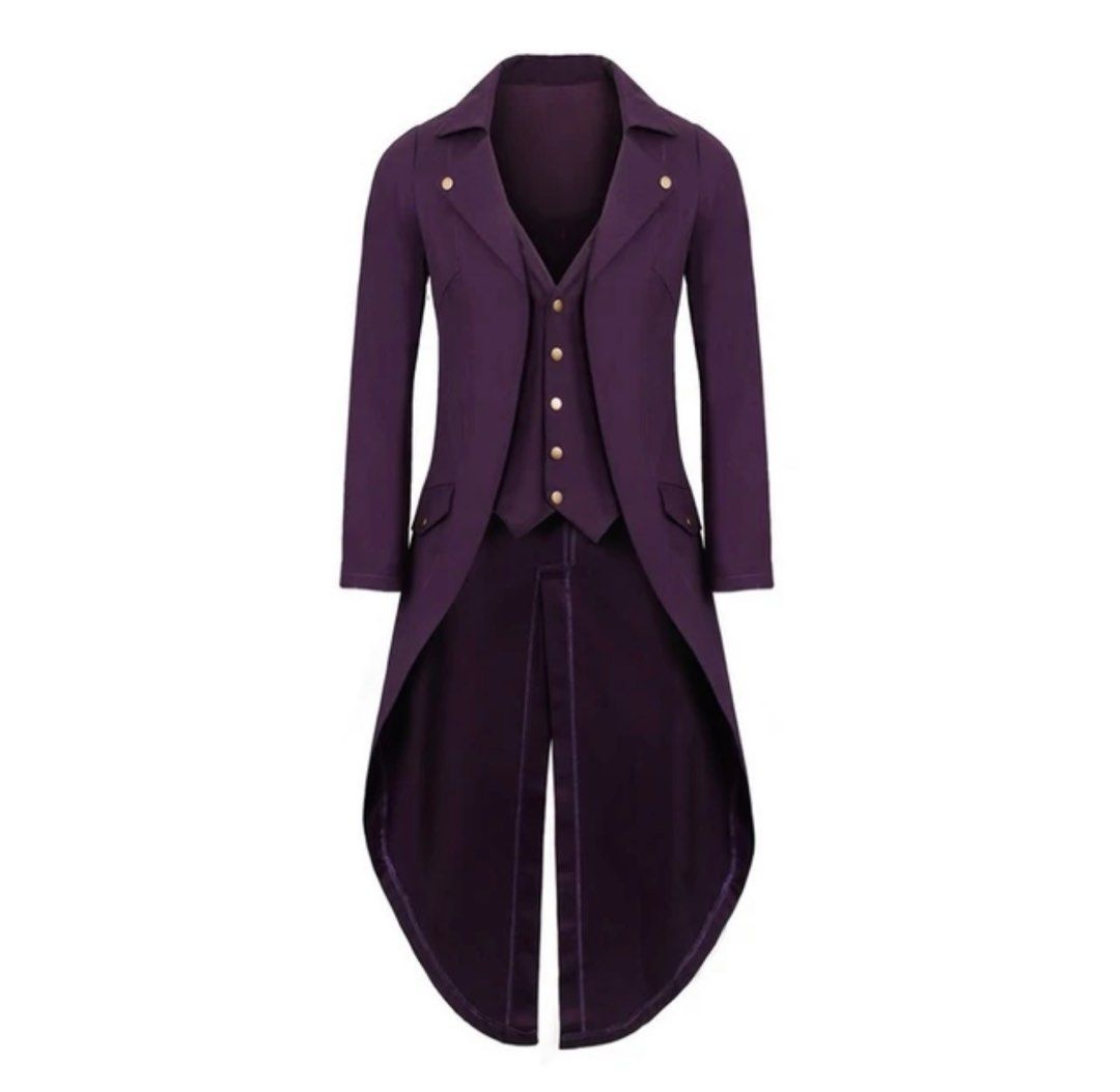 Mens long tail coat hot sale