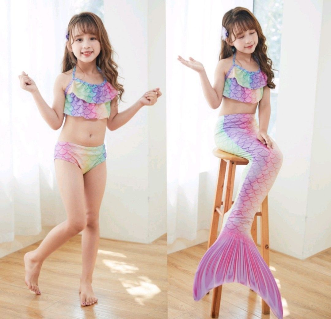 Mermaid Costume Kids Swimsuit