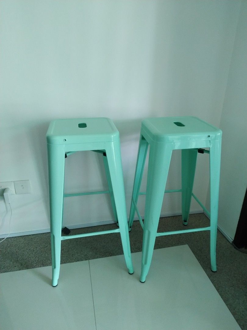 Metal bar stool, Furniture & Home Living, Furniture, Chairs on Carousell