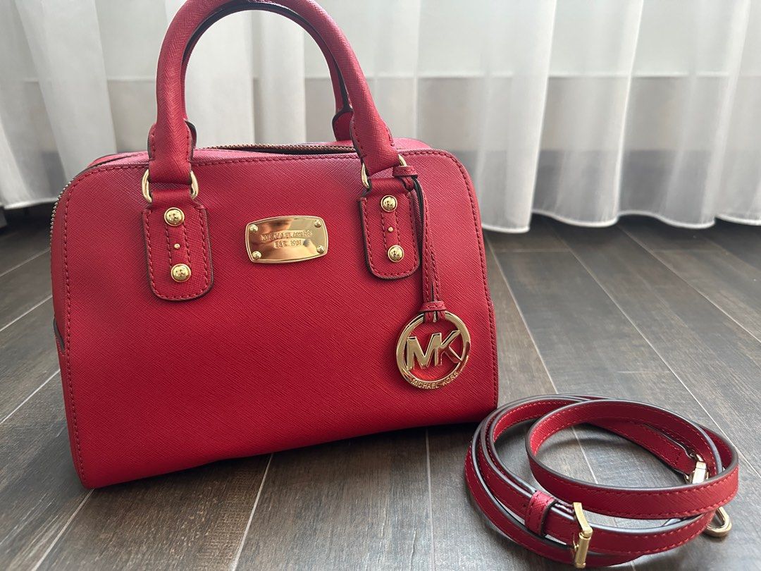 Michael Kors, Bags, Michael Kors Small Red Lightly Used Purse