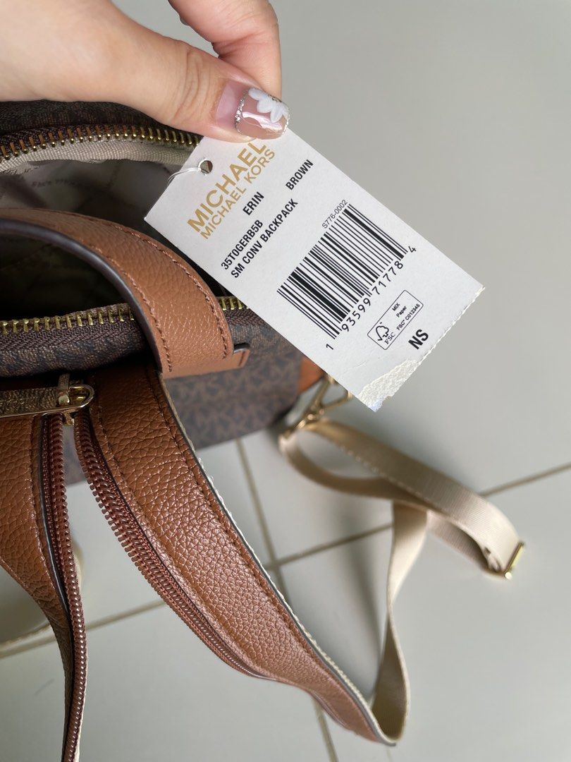 Michael kors erin best sale sm conv backpack