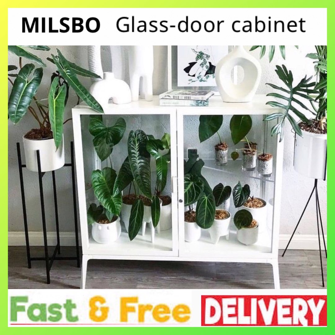 MILSBO Glassdoor Plant rack, plant display brand new