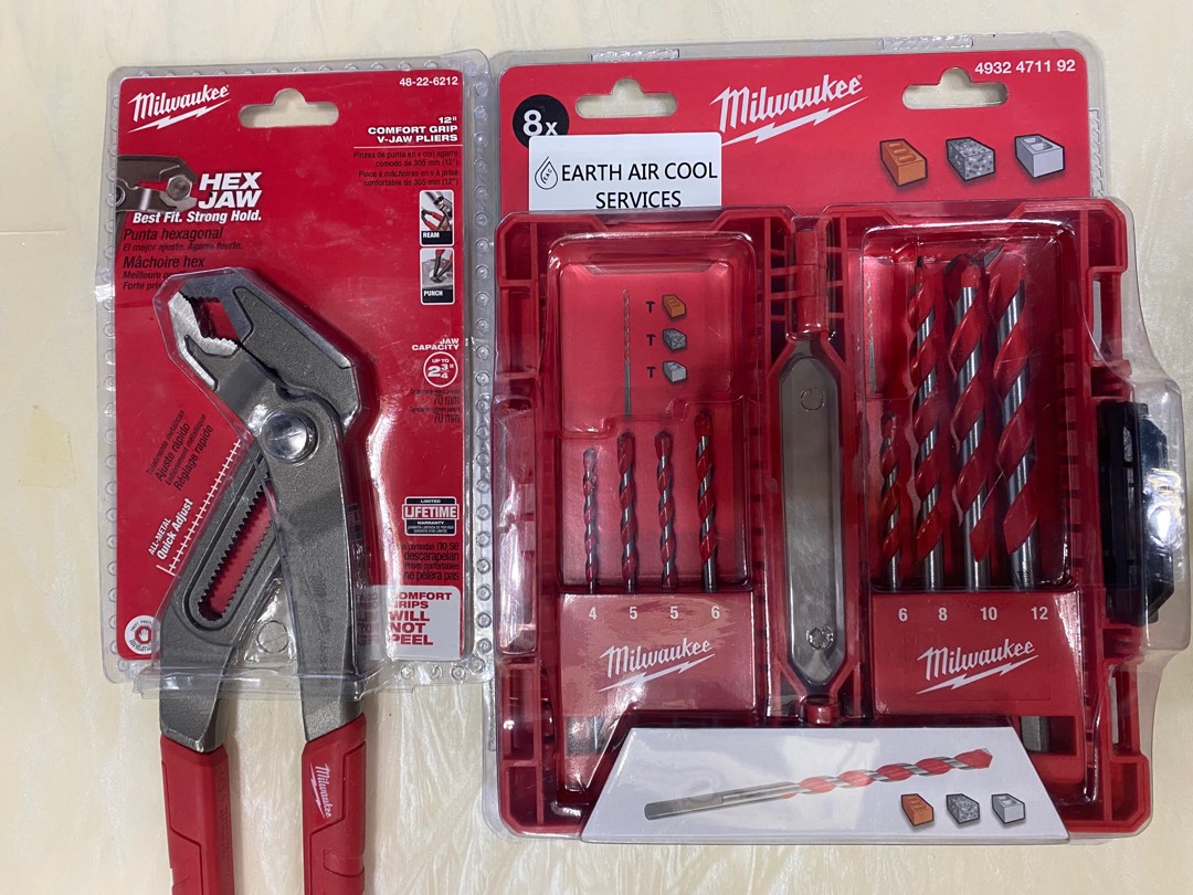 Milwaukee Hex Jaw & Drill Bit, Furniture & Home Living, Home