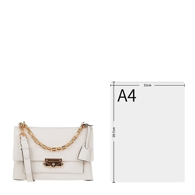 Michael Michael Kors Medium Cece Leather Shoulder Bag In Optic White/gold |  ModeSens