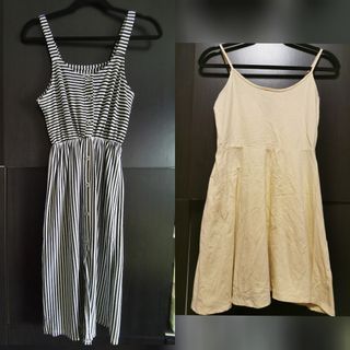 More to clear dress yellow strip midi