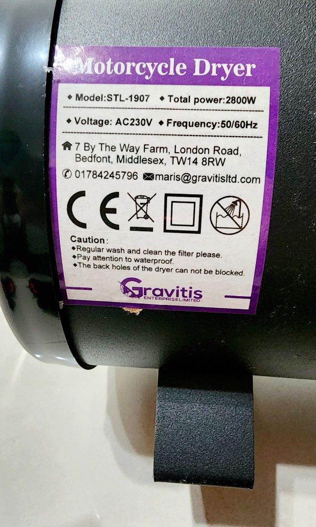 Motorcycle/Pet Dryer, Motorcycles, Motorcycle Accessories on Carousell