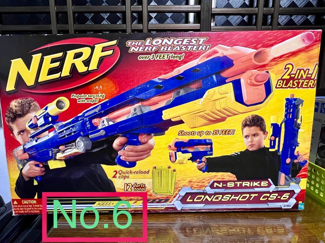 Nerf (Category: Action & Battle Toys) located in Singapore. Submitted by blessed_happ (Listing ID 1229458474, Image 7). Description: Need Series Please PM for price (only for sincere buyer 🙏) Kindly let me know the no. that you are interested. No.1_ No.2_ No.3_ No.4_ No.5_ No.6_ No.7_ .
