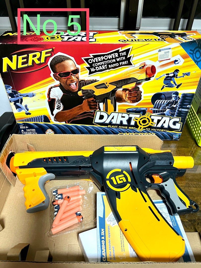 Nerf (Category: Action & Battle Toys) located in Singapore. Submitted by blessed_happ (Listing ID 1229458474, Image 6). Description: Need Series Please PM for price (only for sincere buyer 🙏) Kindly let me know the no. that you are interested. No.1_ No.2_ No.3_ No.4_ No.5_ No.6_ No.7_ .