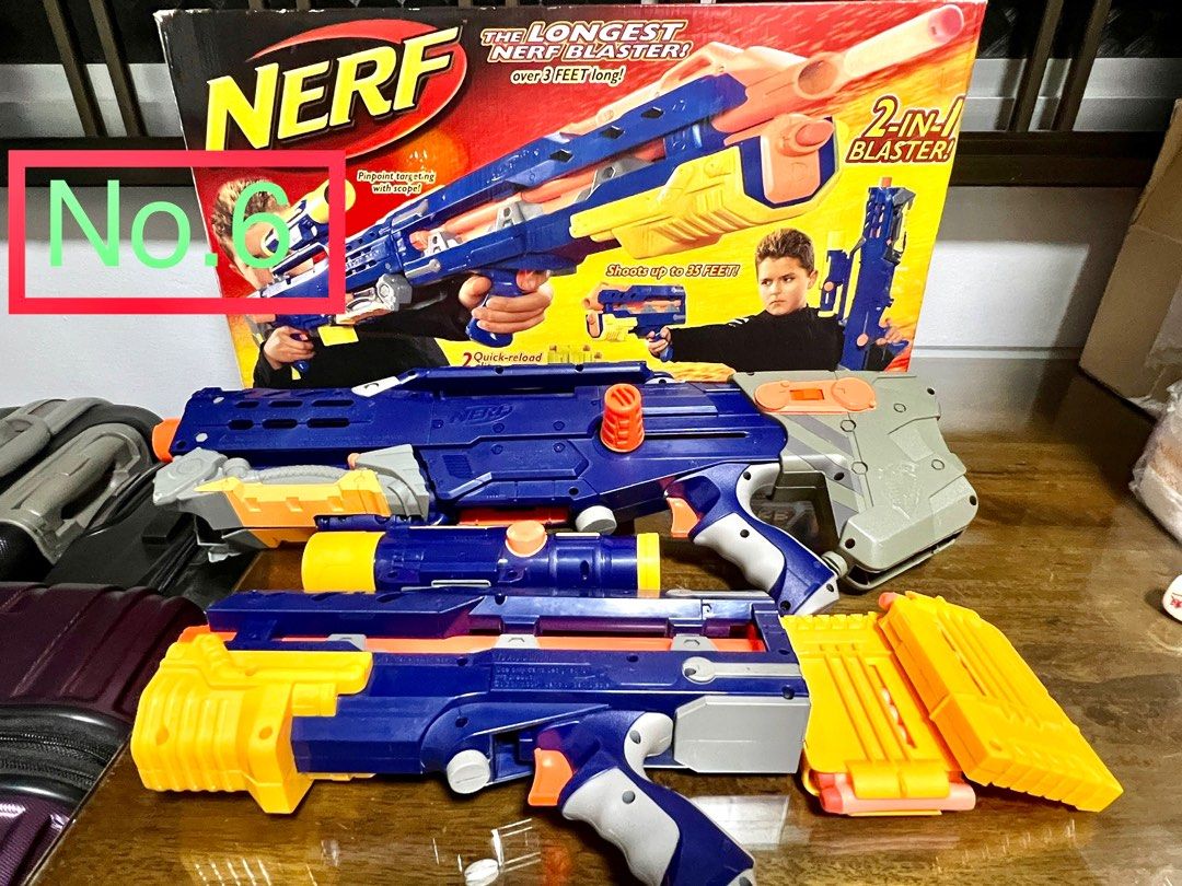 Nerf (Category: Action & Battle Toys) located in Singapore. Submitted by blessed_happ (Listing ID 1229458474, Image 8). Description: Need Series Please PM for price (only for sincere buyer 🙏) Kindly let me know the no. that you are interested. No.1_ No.2_ No.3_ No.4_ No.5_ No.6_ No.7_ .