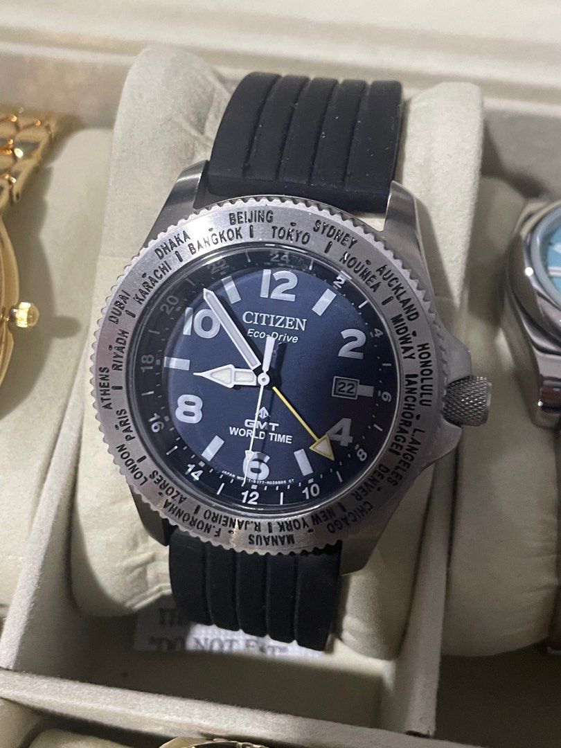 New Citizen Eco drive Promaster Land BJ7100 15L GMT Worldtime