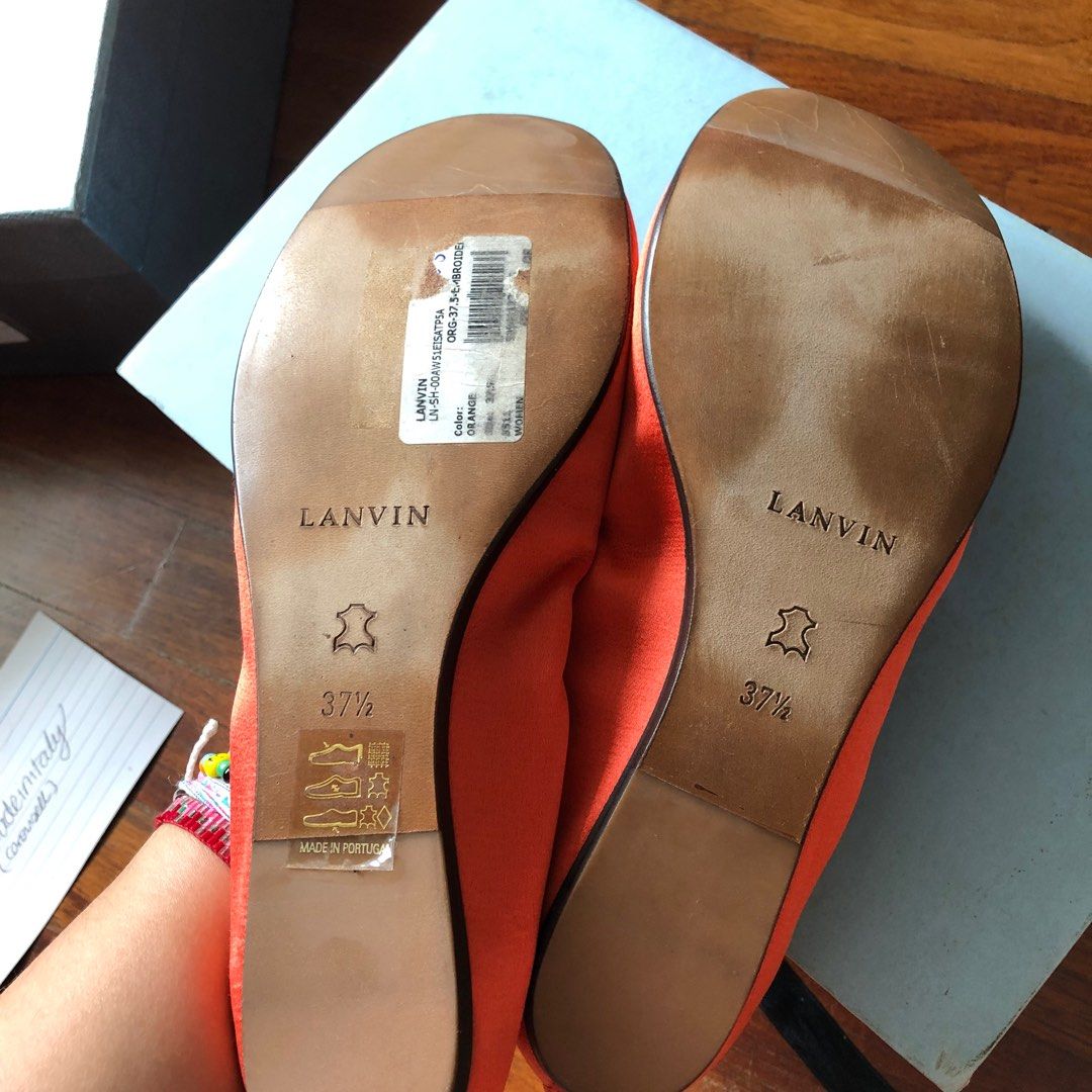 Lanvin cheap flats sizing