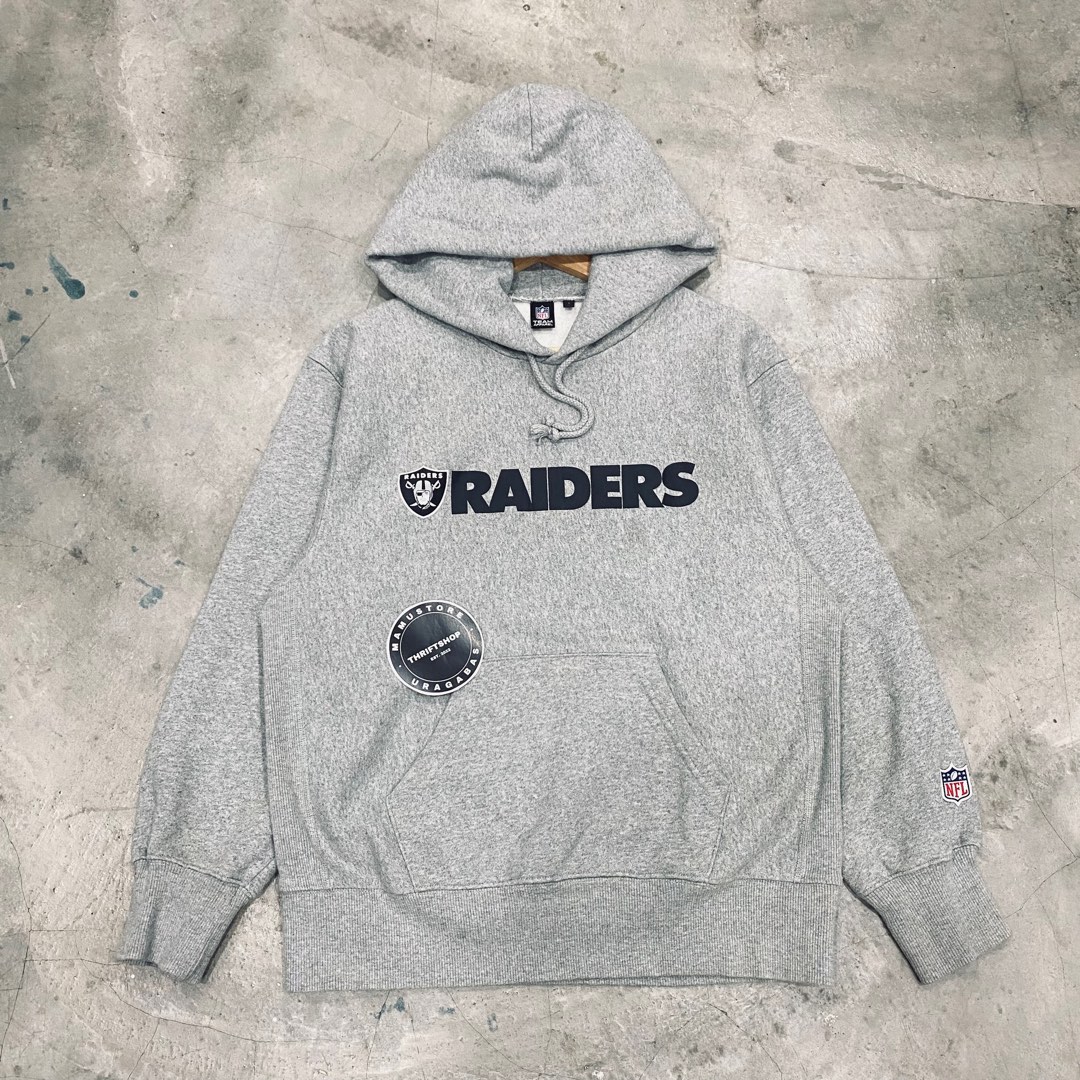 NFL GU NFL OAKLAND RAIDERS Center BigLogo Pullover Hoodie Jacket