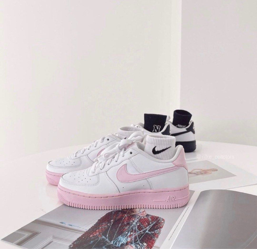 Nike Air Force 1 with Pink Sole