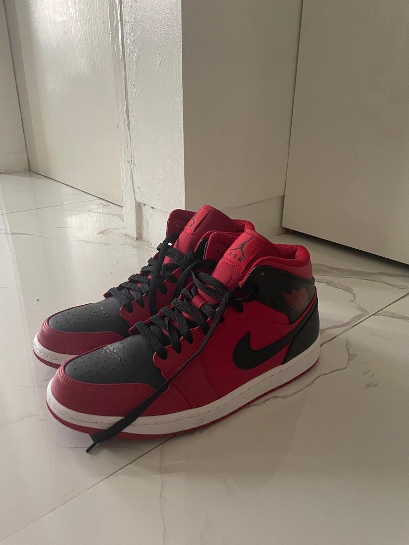 air jordan black red