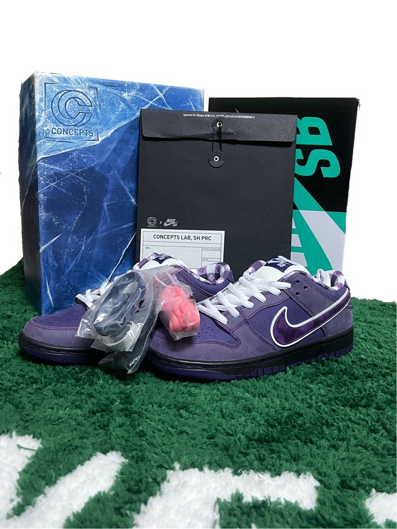 Nike x Concepts SB Dunk Low Pro OG QS Purple Lobster Special Box