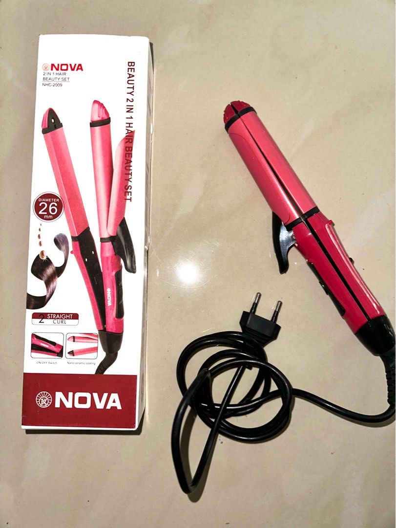 Nova 2 in 1 curler and straightener clearance