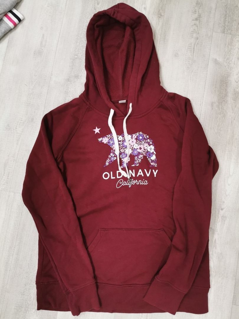 Red old outlet navy hoodie