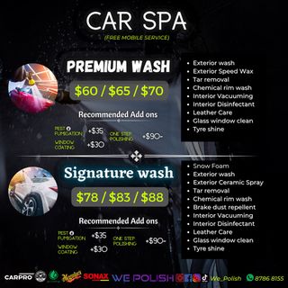 Car Spa / Car Wash / Wash&Wax Collection item 1
