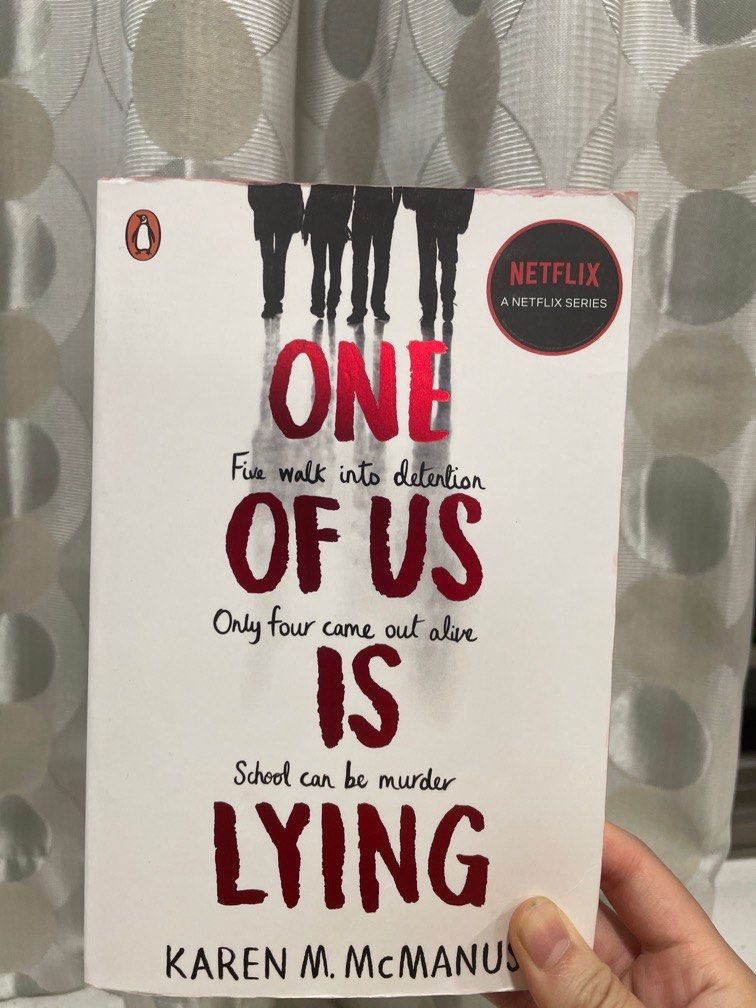 One of Us is Lying book bu Karen McManus, Hobbies & Toys, Books & Magazines, Fiction & Non ...