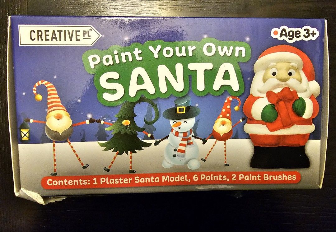 Paint your own Santa, Hobbies & Toys, Stationery & Craft, Handmade