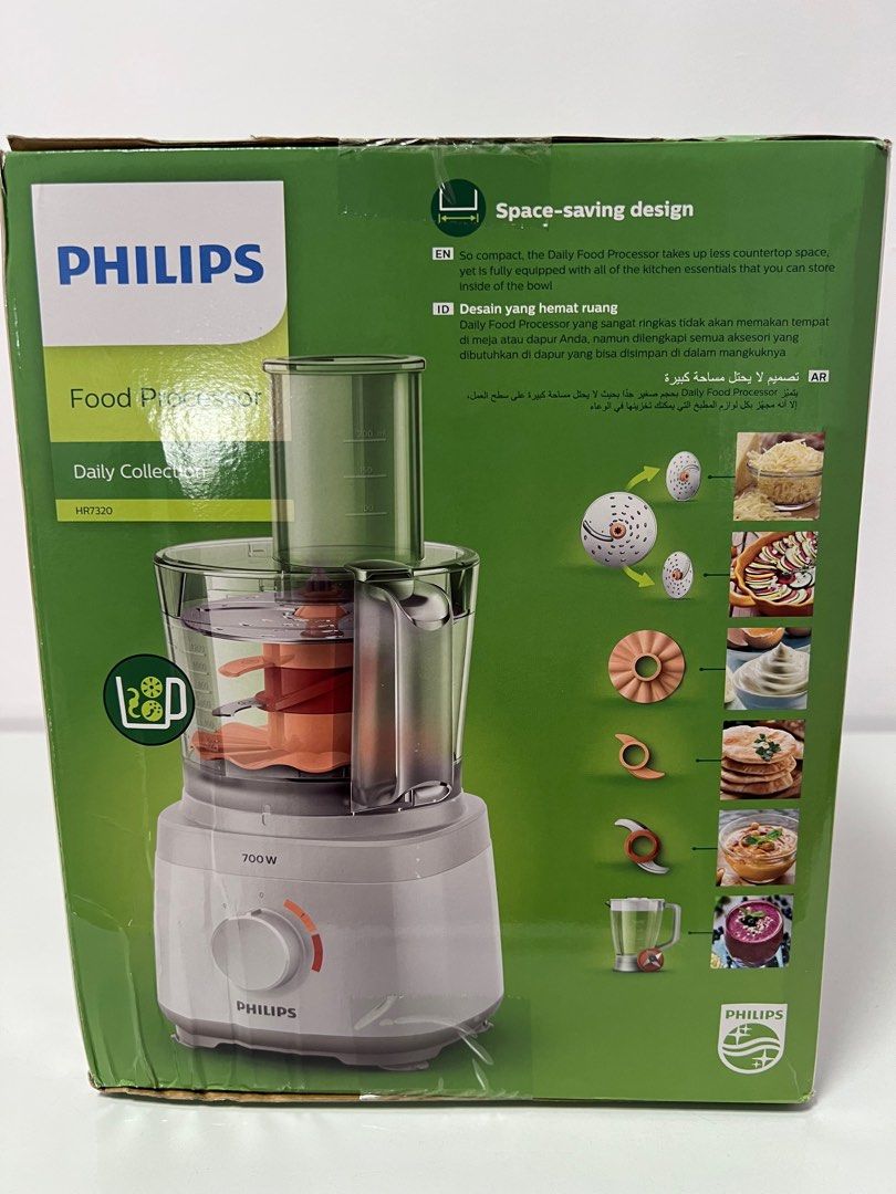Philips Food Processor HR7320, TV & Home Appliances, Kitchen Appliances