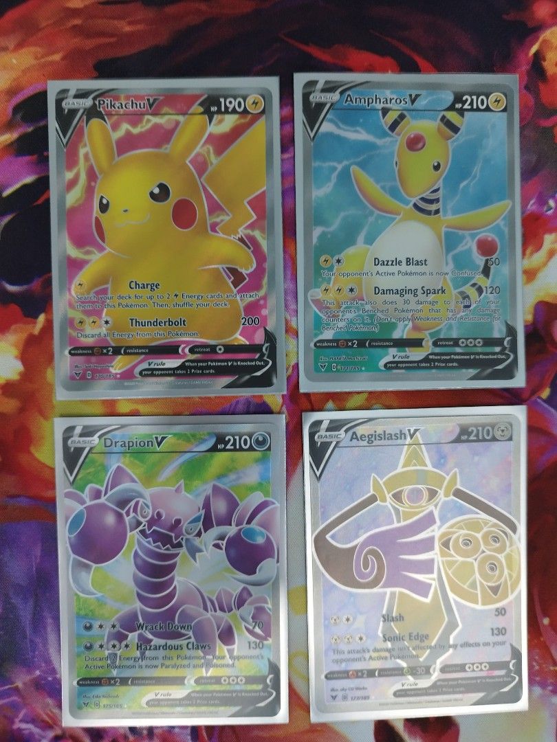 Pokemon S-Chinese Card Sword & Shield CS1ac-029 Pikachu VMAX Holo Full Art - Near Mint