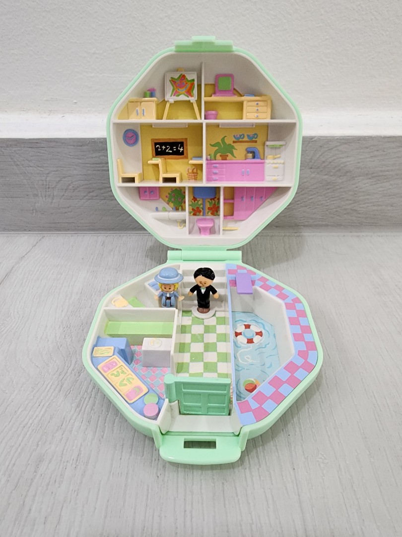 Polly Pocket 1990 Polly's School, Hobbies & Toys, Toys & Games on Carousell