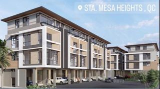Predevelop 4-bedroom complete finished townhouse in STA Mesa heights QC w/24-7 guard and e-home ready modern design feature..