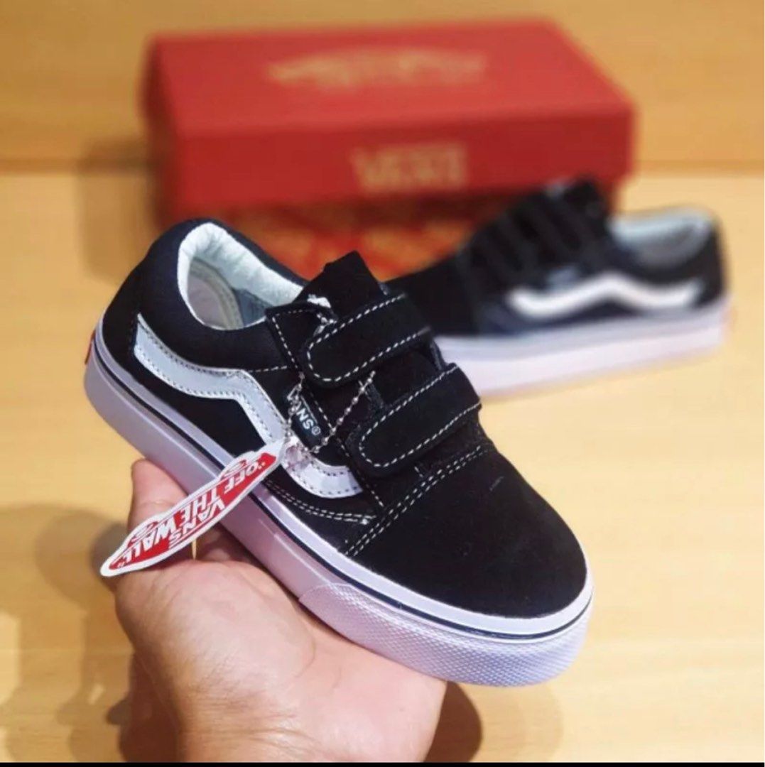 Children's vans top velcro