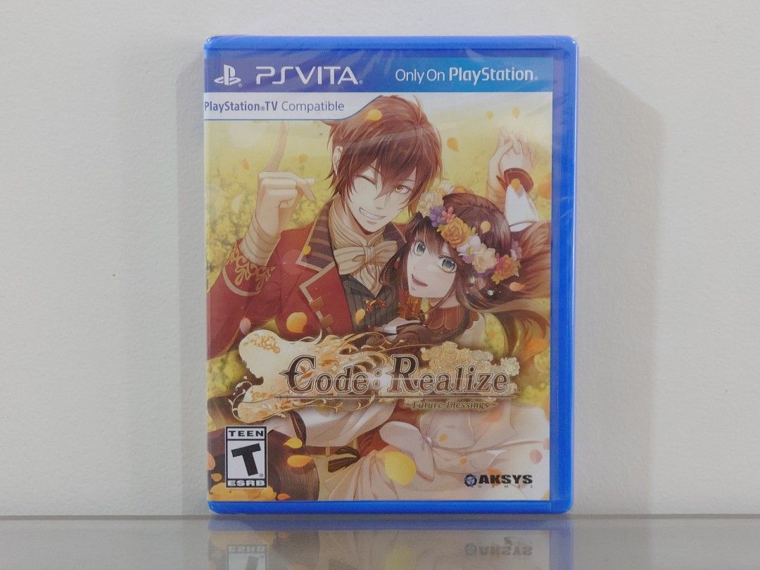 PS Vita Code Realize: Future Blessings R1 (Brand New/Sealed) (Category: PlayStation) located in Quezon City. Submitted by vault21 (Listing ID 1229651045, Image 1). Description: PS Vita Code Realize: Future Blessings PlayStation Vita Game Sealed and Brand New Region 1 "Rescued from a horrible fate, a young woman enjoys a second chance for happiness. As she delves into the dark mysteries of her past, she draws ever closer to her brave new suitors. 