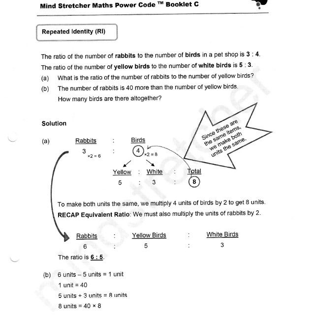 PSLE P6 Math Notes Revision Practices / Mathematics Power Code ...