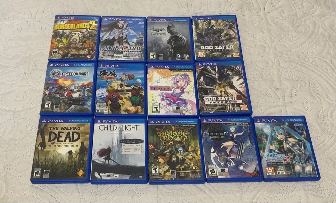 PSVITA games, Video Gaming, Video Games, PlayStation on Carousell