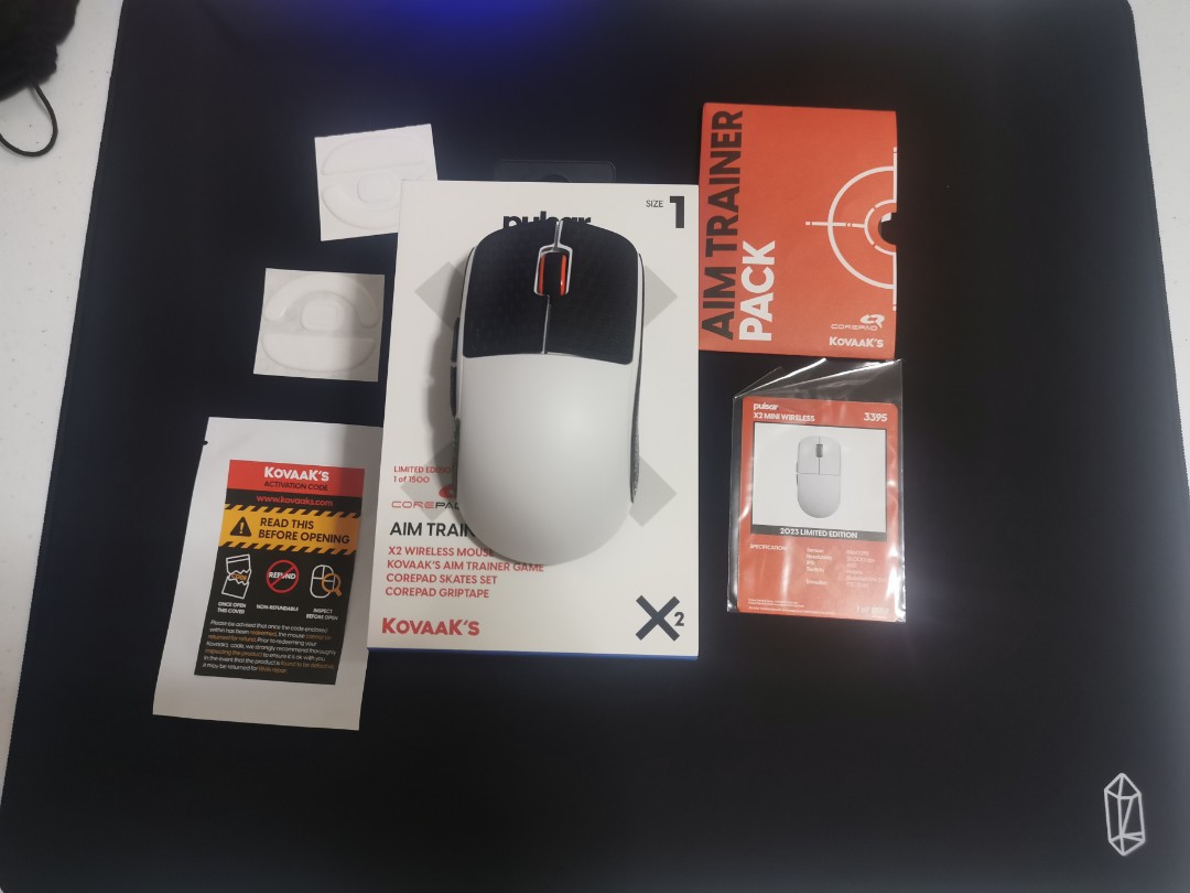 Pulsar X2 Aim Trainer Pack Ultra Light Wireless Pro Gaming Mouse