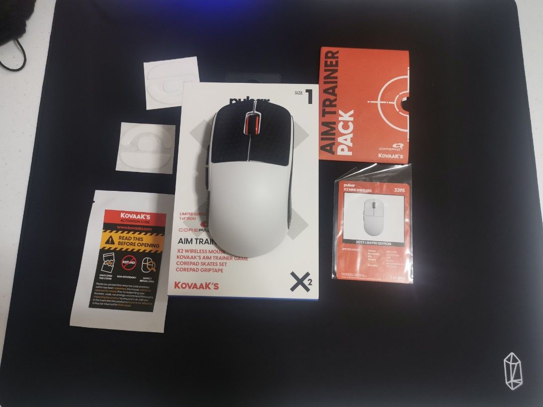 Pulsar X2 Mini Aim Trainer Pack Wireless Gaming Mouse, Computers