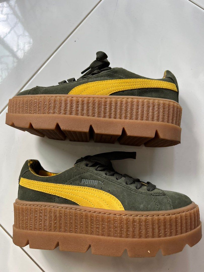 Puma fenty on sale suede cleated creeper