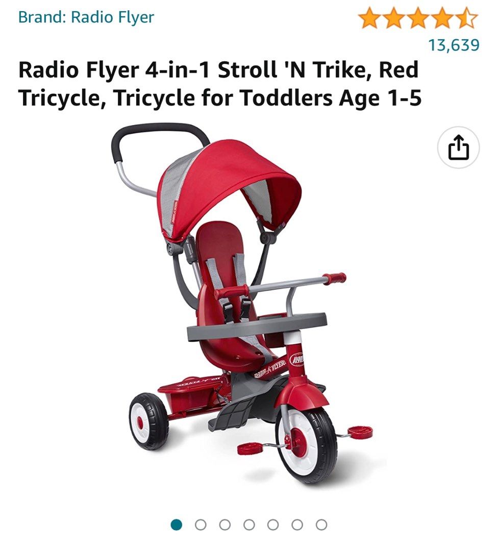 Radio Flyer 4in1 Stroll and Trike, Babies & Kids, Going Out