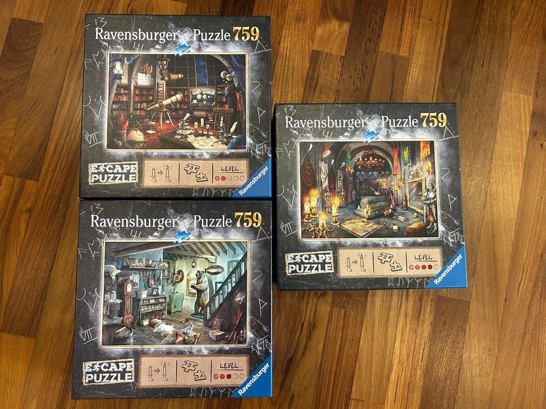 Ravensburger ESCAPE puzzles, Hobbies & Toys, Toys & Games on Carousell