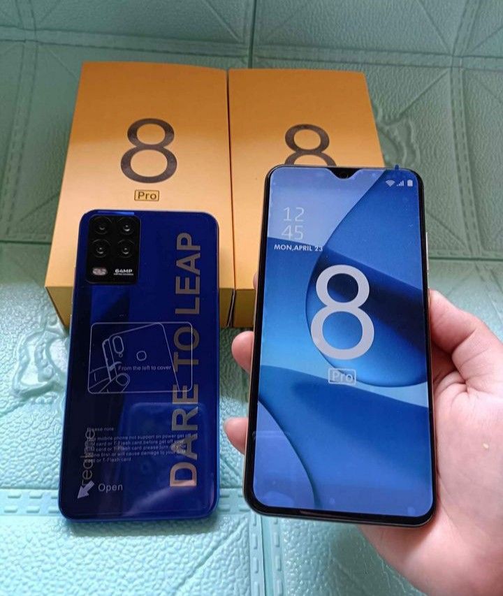 REALME 8PRO 5G Brandnew complete package (Category: Realme) located in Manila. Submitted by bautista666999 (Listing ID 1229468321, Image 2). Description: REALME 8PRO 5G Brandnew complete package Specs: 5.72 inches Android 11.0 4gb RAM 64gb ROM Openline; Tm / Globe / tnt/ smart Inclusion: Headset Case Charger Temperglass Pm me for interested.