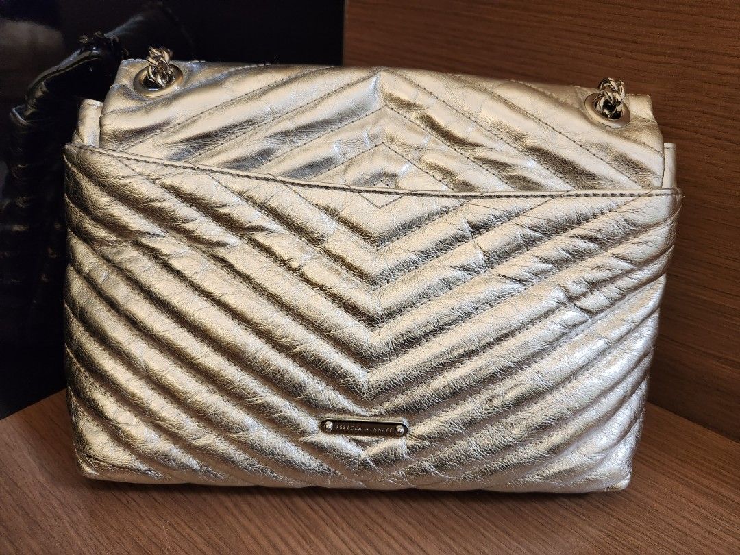 Rebecca minkoff hotsell silver bag