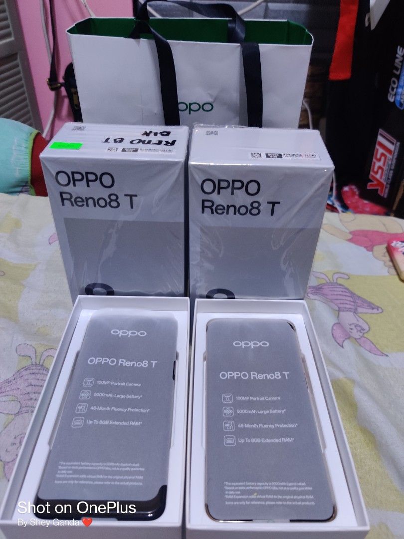 Reno 8t (Category: OPPO) located in Manila. Submitted by skychoochoo (Listing ID 1229490040, Image 3). Description: for sale no issue 8/256 complete good as new makinis. reno 8t.