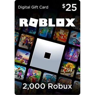 Robux gift card