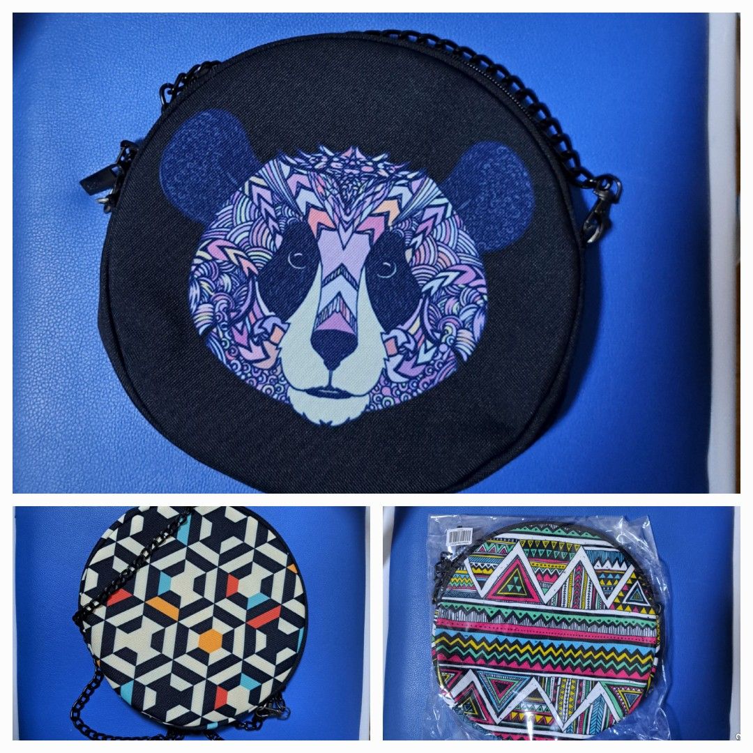 Round sling bag, Women's Fashion, Bags & Wallets, Crossbody Bags on