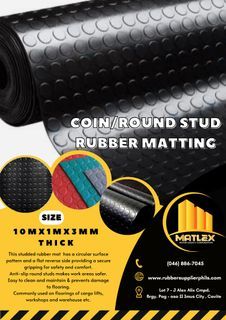 Round Stud Rubber Matting