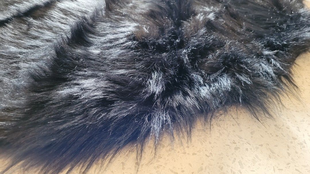 Rug Round Black IKEA, Furniture & Home Living, Home Decor, Carpets