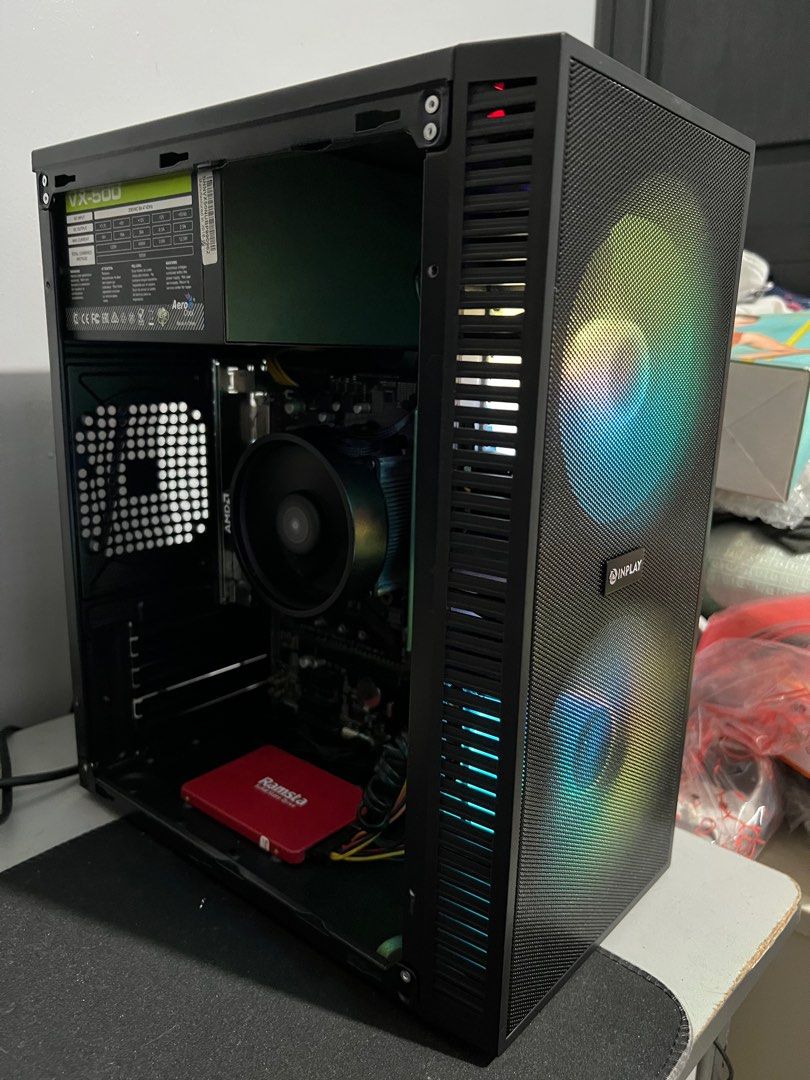 Ryzen 3 2200g system unit, Computers & Tech, Desktops on Carousell