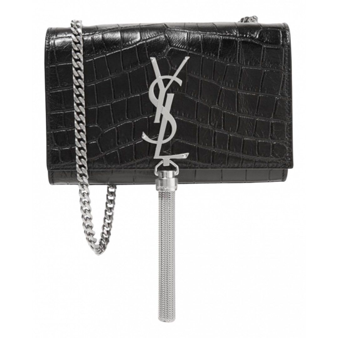 YSL Saint Laurent Envelope Medium Bag Black on Black, Luxury, Bags &  Wallets on Carousell