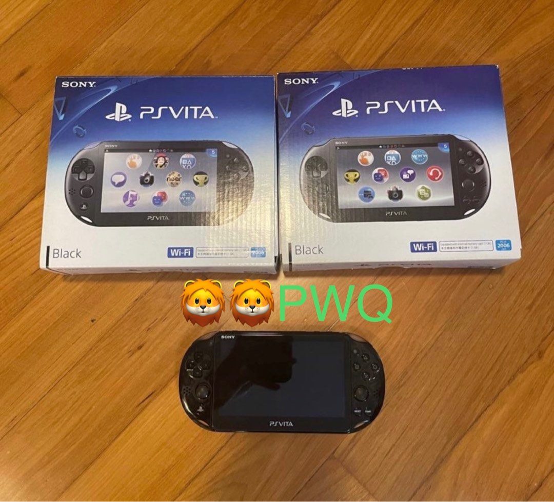 Sale PS Vita Slim Full Boxed Set Playstation Vita Space Black