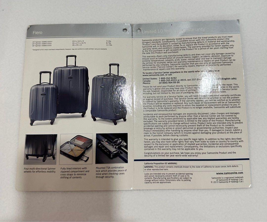 Samsonite Fiero 28 inch Expandable, Hobbies & Toys, Travel, Luggage on ...